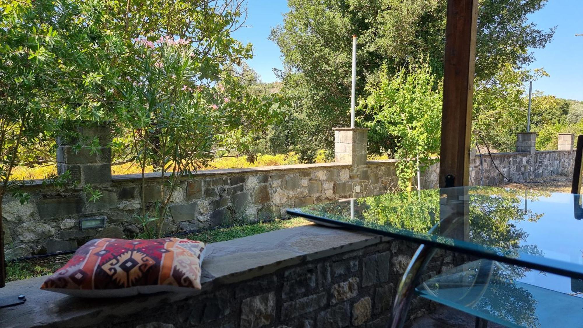 House With Big Garden And Barbeque In Nature Vourgareli Extérieur photo